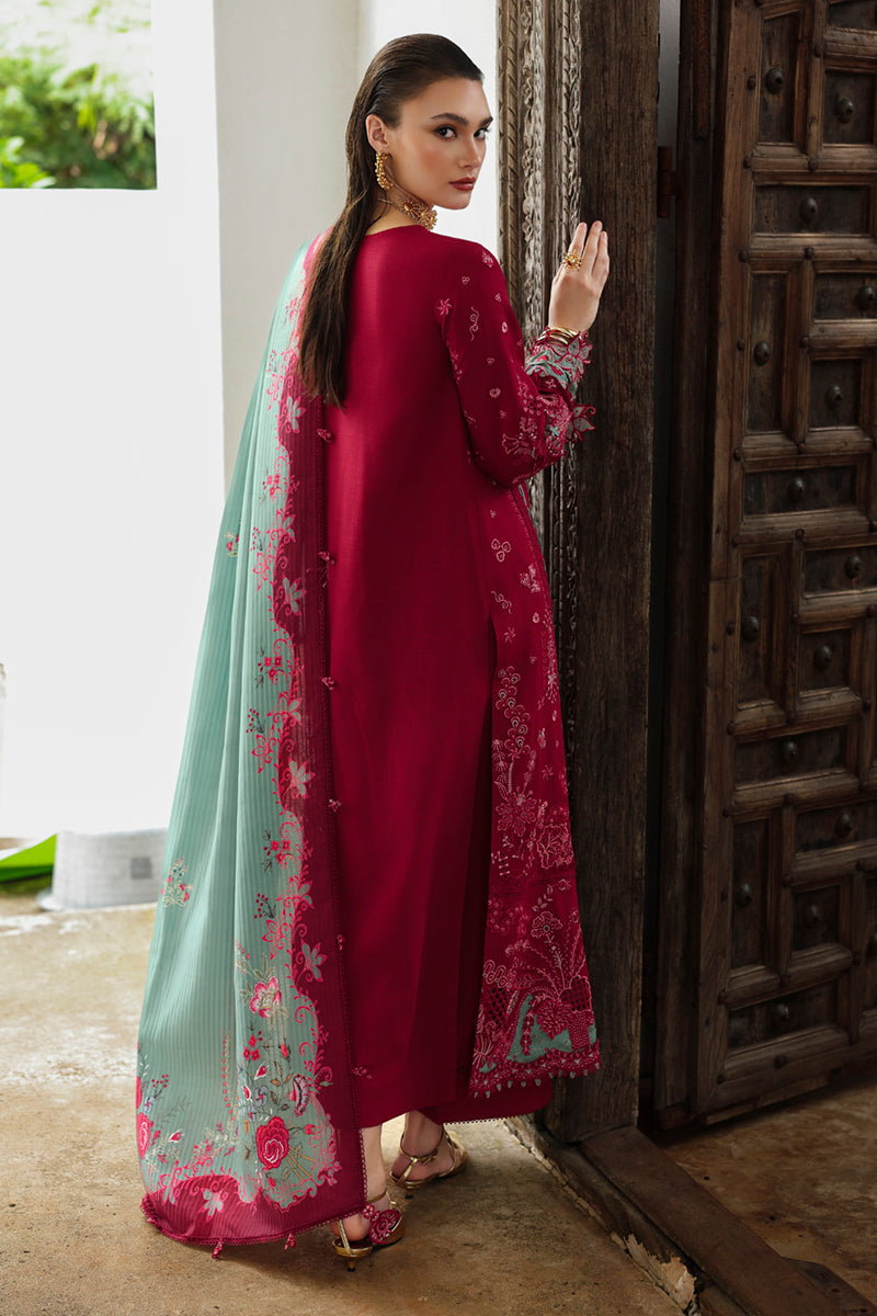 Qalamkar | Q Linen 25 | KL-12 ROOHI by Qalamkar - Designer Dress  - Type : Ladies Clothes - Available at Libayah - 100% Original 