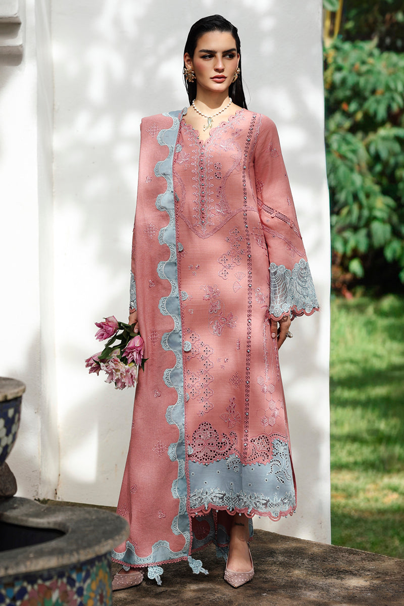 Qalamkar | Q Linen 25 | KL-10 FAYE by Qalamkar - Designer Dress  - Type : Ladies Clothes - Available at Libayah - 100% Original 