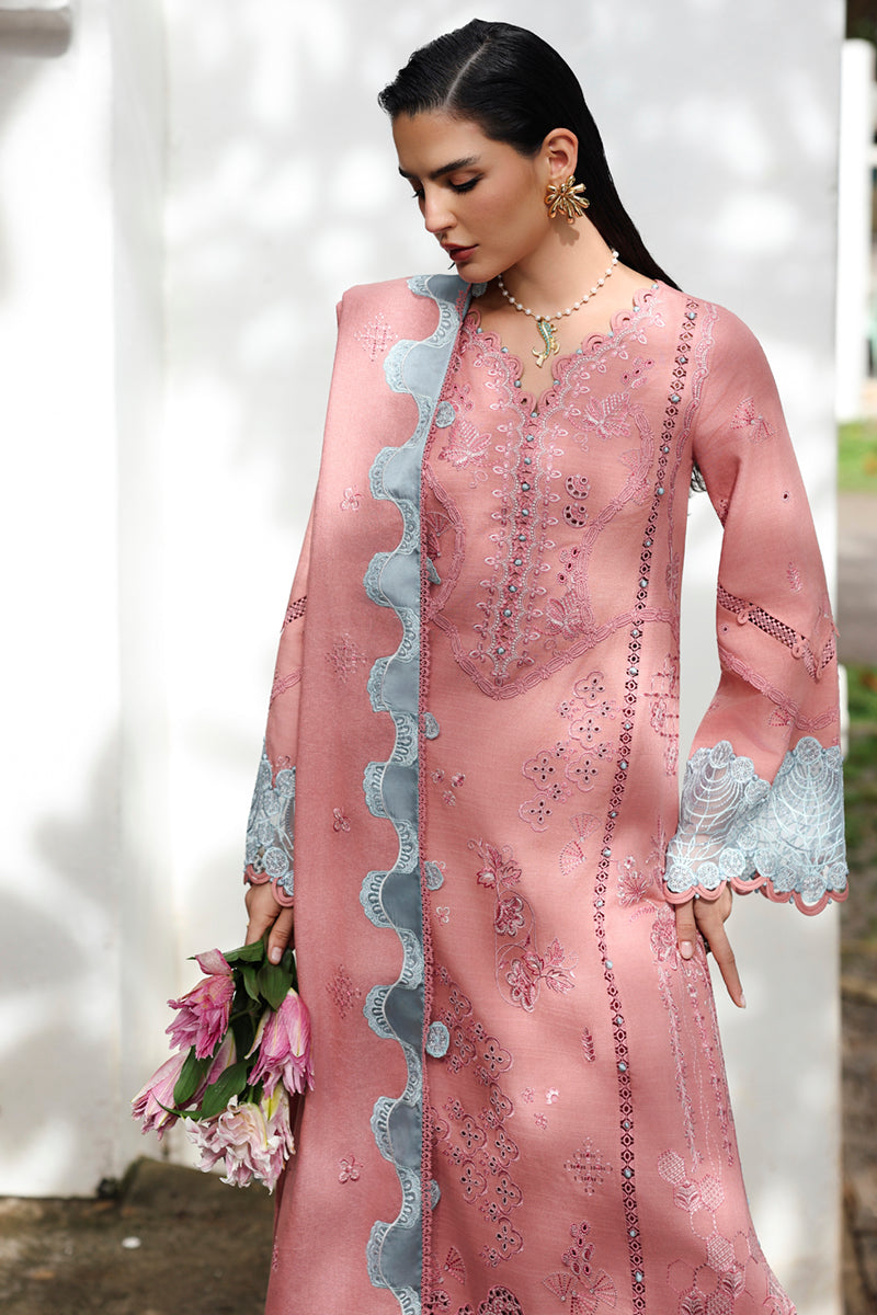 Qalamkar | Q Linen 25 | KL-10 FAYE by Qalamkar - Designer Dress  - Type : Ladies Clothes - Available at Libayah - 100% Original 