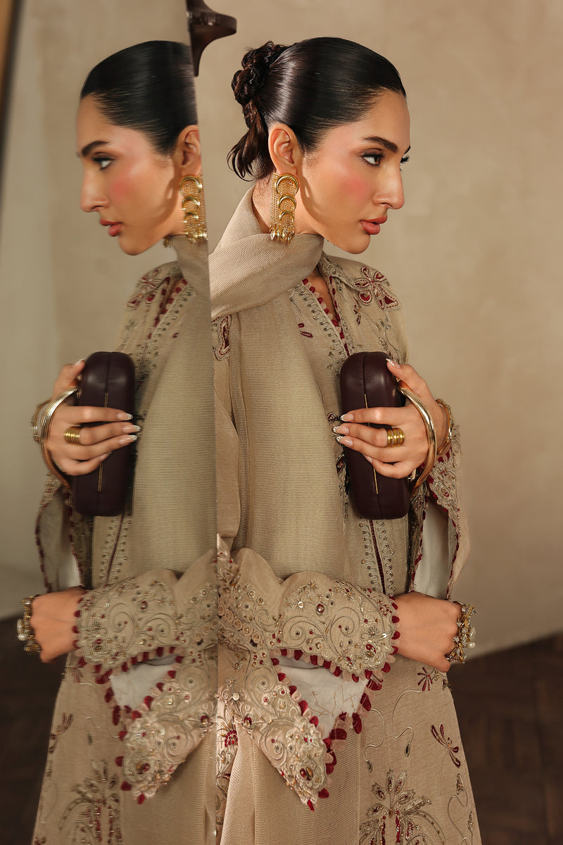 Qalamkar | Luxury Pret 26 | QLP-01 - Veena by Qalamkar - Designer Dress  - Type : Ladies Clothes - Available at Libayah - 100% Original 