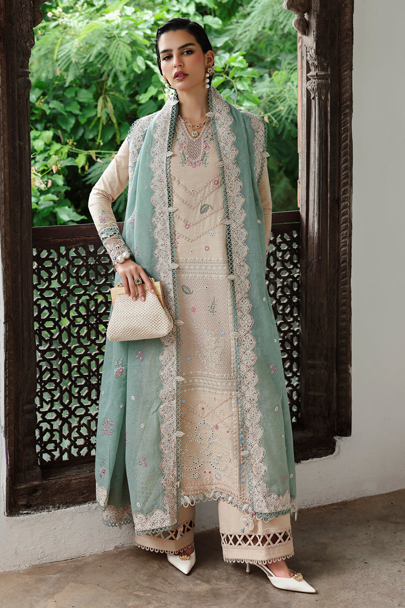 Qalamkar | Q Linen 25 | KL-07 WHISPER by Qalamkar - Designer Dress  - Type : Ladies Clothes - Available at Libayah - 100% Original 