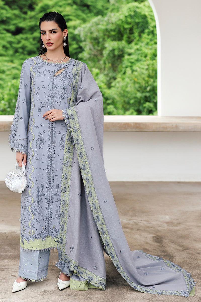 Qalamkar | Q Linen 25 | KL-13 SAAHIL by Qalamkar - Designer Dress  - Type : Ladies Clothes - Available at Libayah - 100% Original 