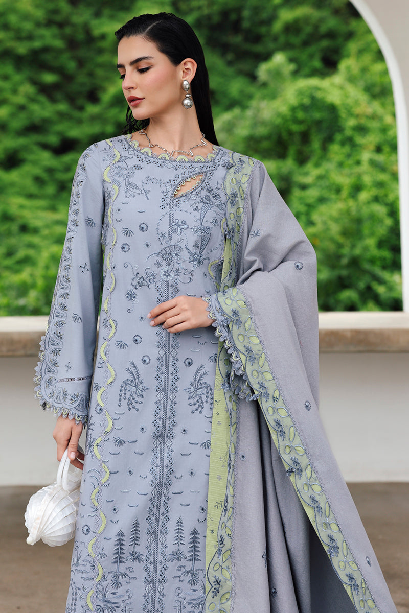 Qalamkar | Q Linen 25 | KL-13 SAAHIL by Qalamkar - Designer Dress  - Type : Ladies Clothes - Available at Libayah - 100% Original 