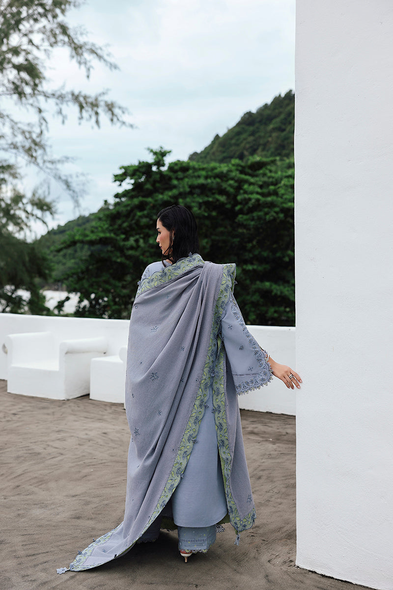Qalamkar | Q Linen 25 | KL-13 SAAHIL by Qalamkar - Designer Dress  - Type : Ladies Clothes - Available at Libayah - 100% Original 