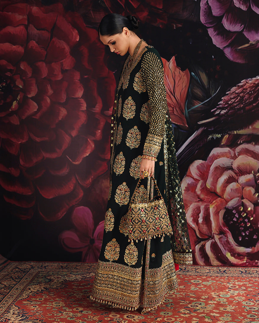 Roheenaz | Royale Eternel Chiffon Edit | Crown Jewel by Roheenaz - Designer Dress  - Type : Ladies Clothes - Available at Libayah - 100% Original 