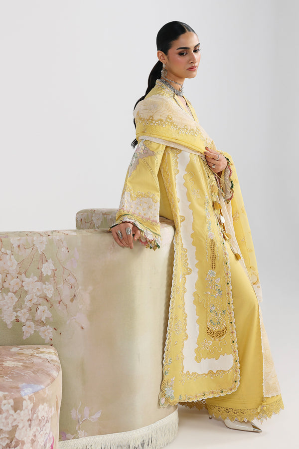 Qalamkar | Festive Lawn 26 | QFL-05 ZARIA by Qalamkar - Designer Dress  - Type : Ladies Clothes - Available at Libayah - 100% Original 