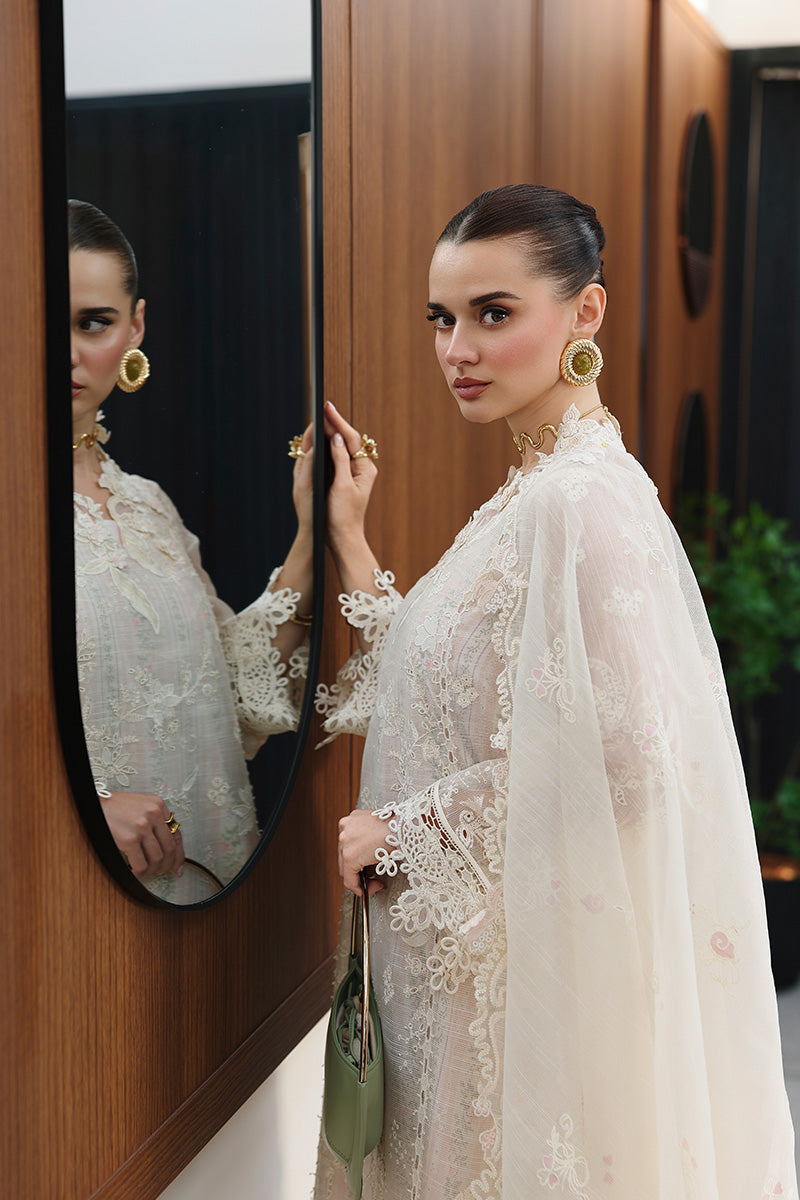 Qalamkar | Chikankari Eid Edit 26 | CM-04 ZIMAL by Qalamkar - Designer Dress  - Type : Ladies Clothes - Available at Libayah - 100% Original 