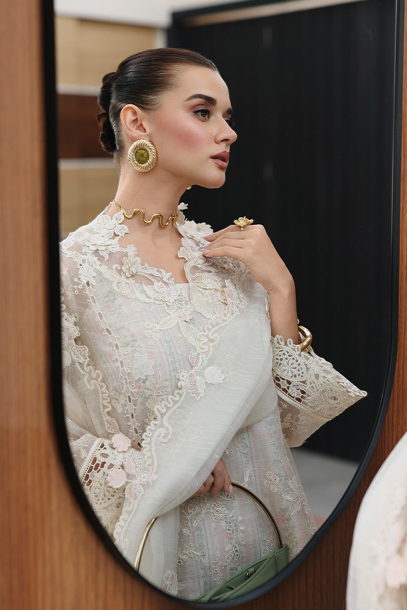 Qalamkar | Chikankari Eid Edit 26 | CM-04 ZIMAL by Qalamkar - Designer Dress  - Type : Ladies Clothes - Available at Libayah - 100% Original 