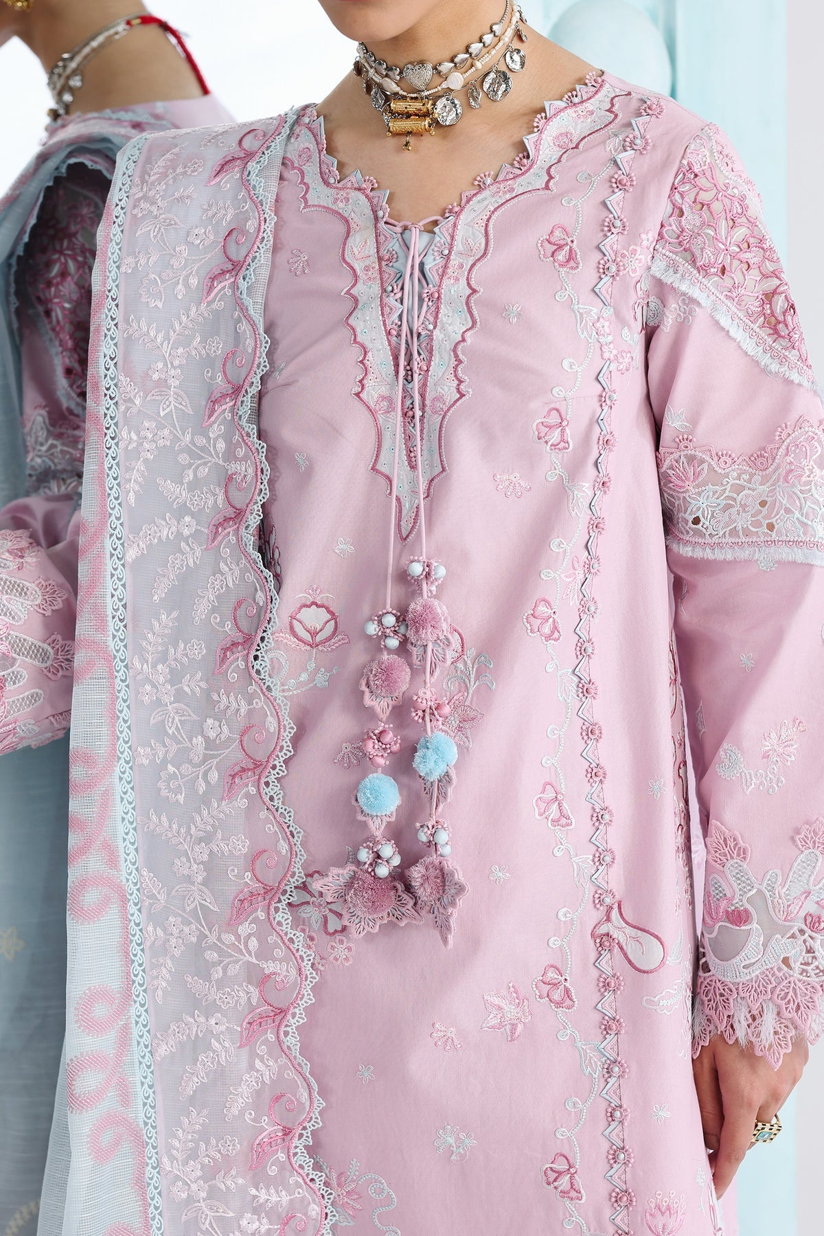 Qalamkar | Festive Lawn 26 | QFL-02 ISANE by Qalamkar - Designer Dress  - Type : Ladies Clothes - Available at Libayah - 100% Original 