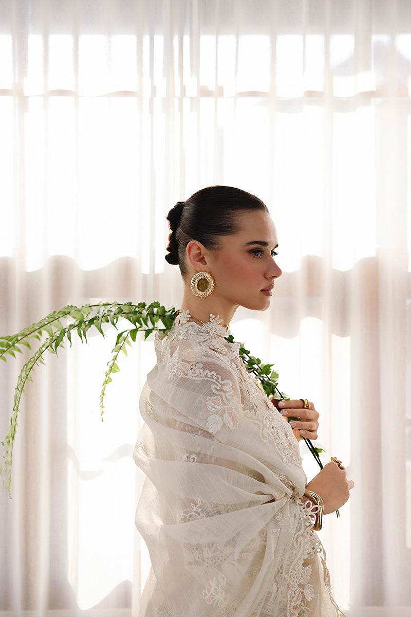 Qalamkar | Chikankari Eid Edit 26 | CM-04 ZIMAL by Qalamkar - Designer Dress  - Type : Ladies Clothes - Available at Libayah - 100% Original 
