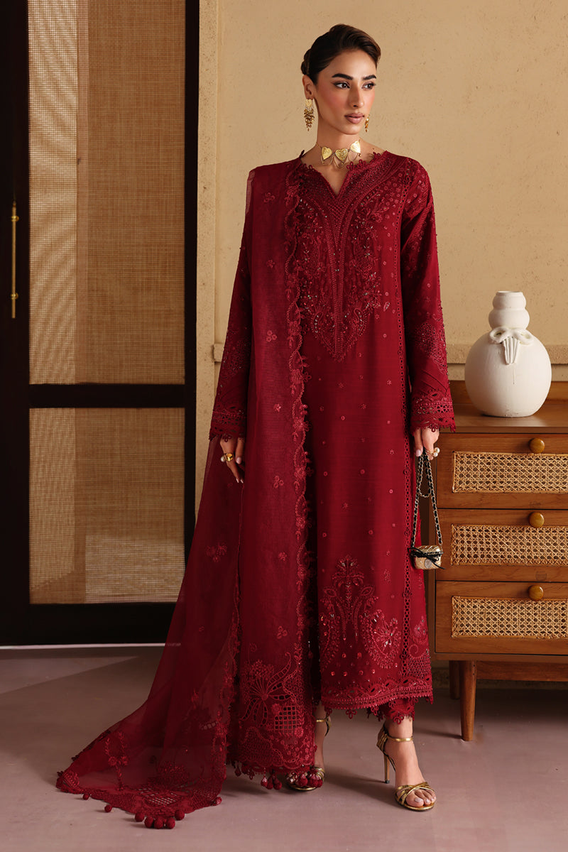 Qalamkar | Luxury Pret 25 | LP-05 NIRA by Qalamkar - Designer Dress - Type : Ladies Clothes - Available at Libayah - 100% Original 