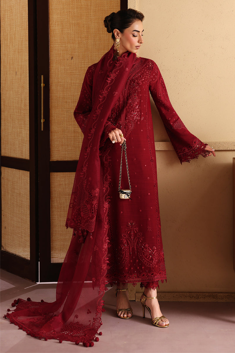 Qalamkar | Luxury Pret 25 | LP-05 NIRA by Qalamkar - Designer Dress - Type : Ladies Clothes - Available at Libayah - 100% Original 