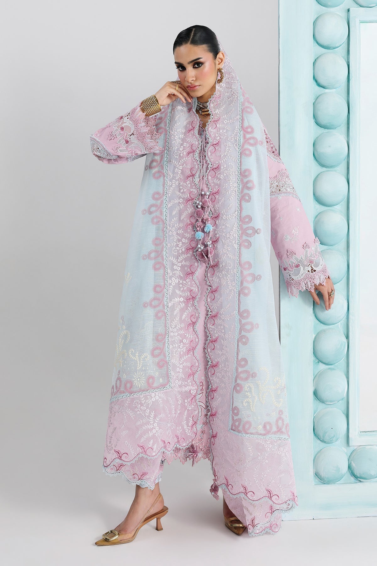 Qalamkar | Festive Lawn 26 | QFL-02 ISANE by Qalamkar - Designer Dress  - Type : Ladies Clothes - Available at Libayah - 100% Original 