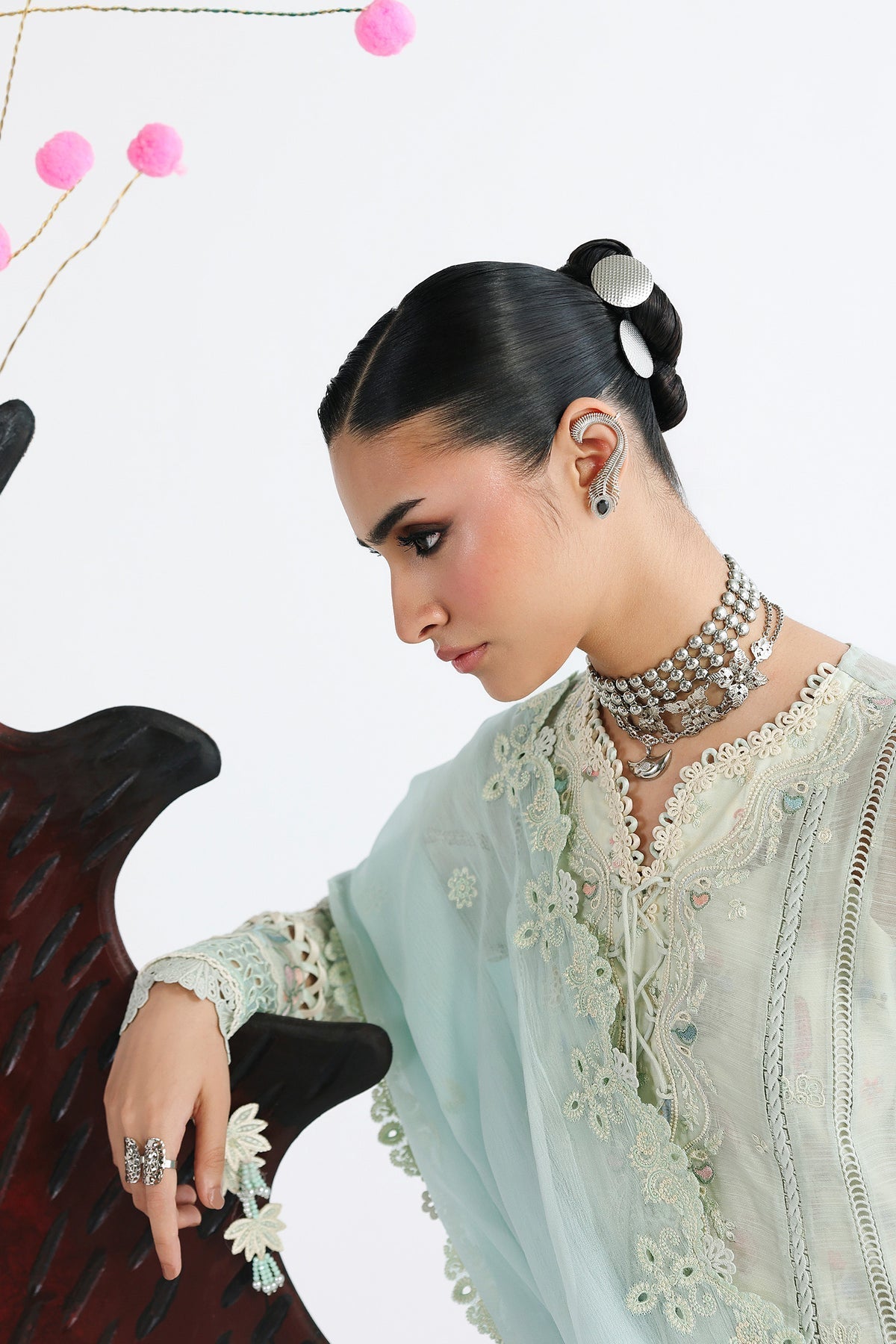 Qalamkar | Festive Lawn 26 | QFL-08 SABEL by Qalamkar - Designer Dress  - Type : Ladies Clothes - Available at Libayah - 100% Original 