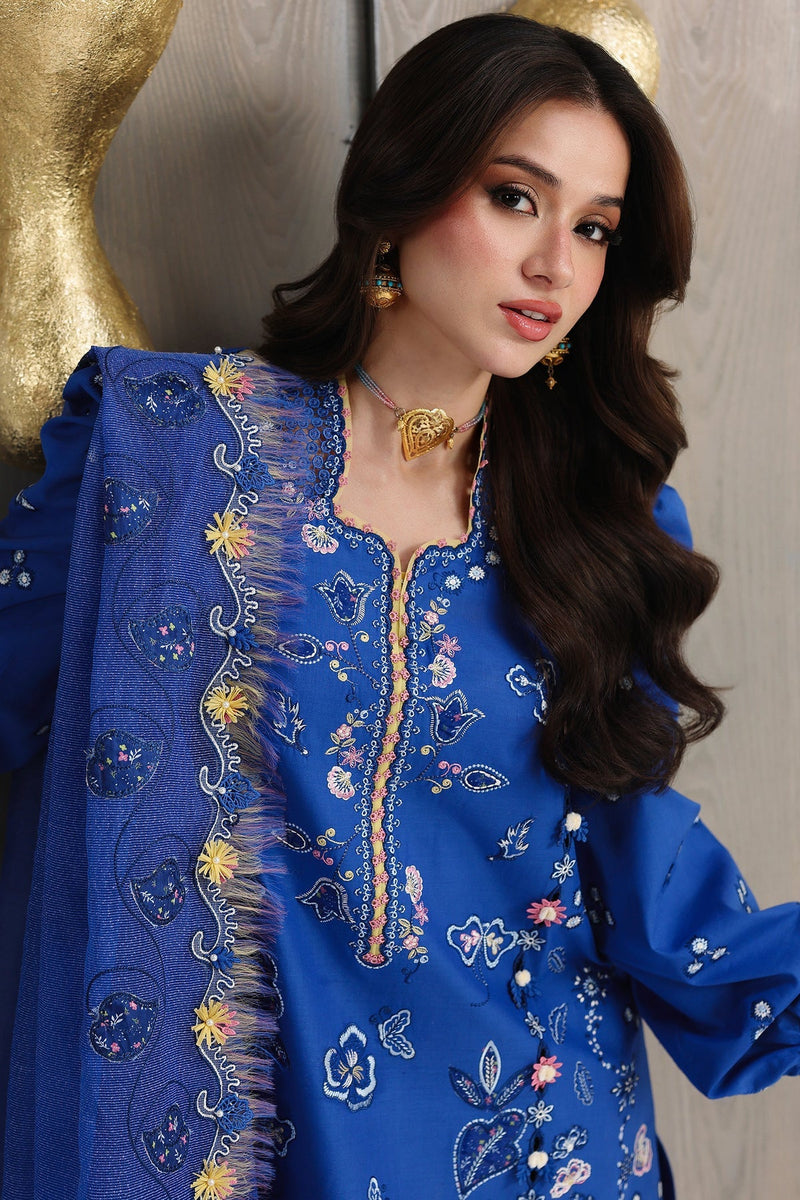 Qalamkar | Festive Lawn 26 | QFL-06 EMINA by Qalamkar - Designer Dress  - Type : Ladies Clothes - Available at Libayah - 100% Original 