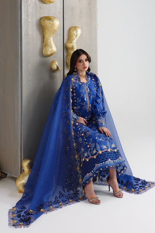 Qalamkar | Festive Lawn 26 | QFL-06 EMINA by Qalamkar - Designer Dress  - Type : Ladies Clothes - Available at Libayah - 100% Original 