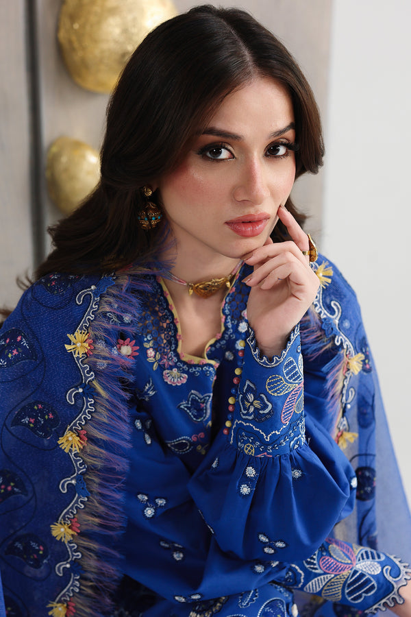 Qalamkar | Festive Lawn 26 | QFL-06 EMINA by Qalamkar - Designer Dress  - Type : Ladies Clothes - Available at Libayah - 100% Original 