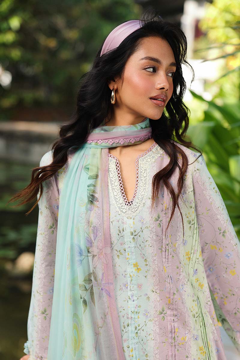 Qalamkar | Q Prints 26 | AX-07 (A) XEINA by Qalamkar - Designer Dress  - Type : Ladies Clothes - Available at Libayah - 100% Original 