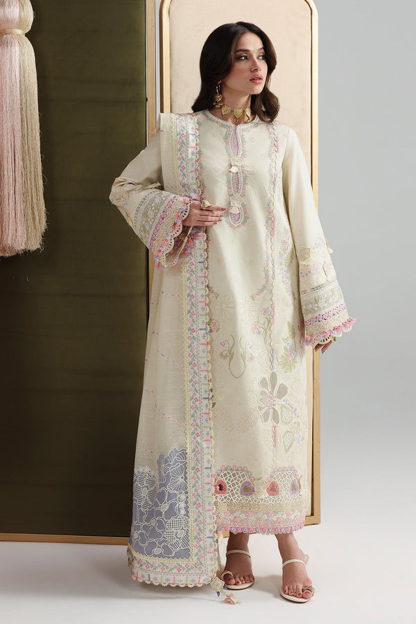 Qalamkar | Festive Lawn 26 | QFL-01 ELMA by Qalamkar - Designer Dress  - Type : Ladies Clothes - Available at Libayah - 100% Original 