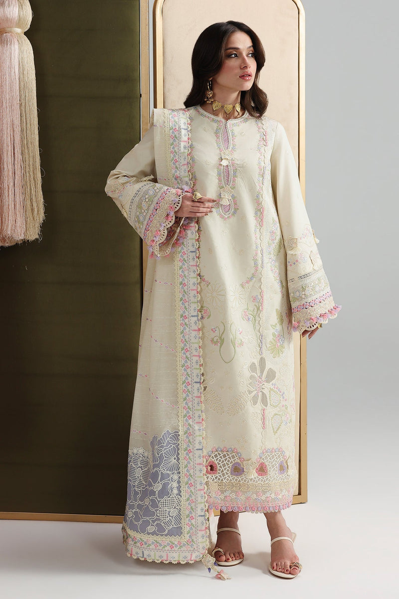 Qalamkar | Festive Lawn 26 | QFL-01 ELMA by Qalamkar - Designer Dress  - Type : Ladies Clothes - Available at Libayah - 100% Original 