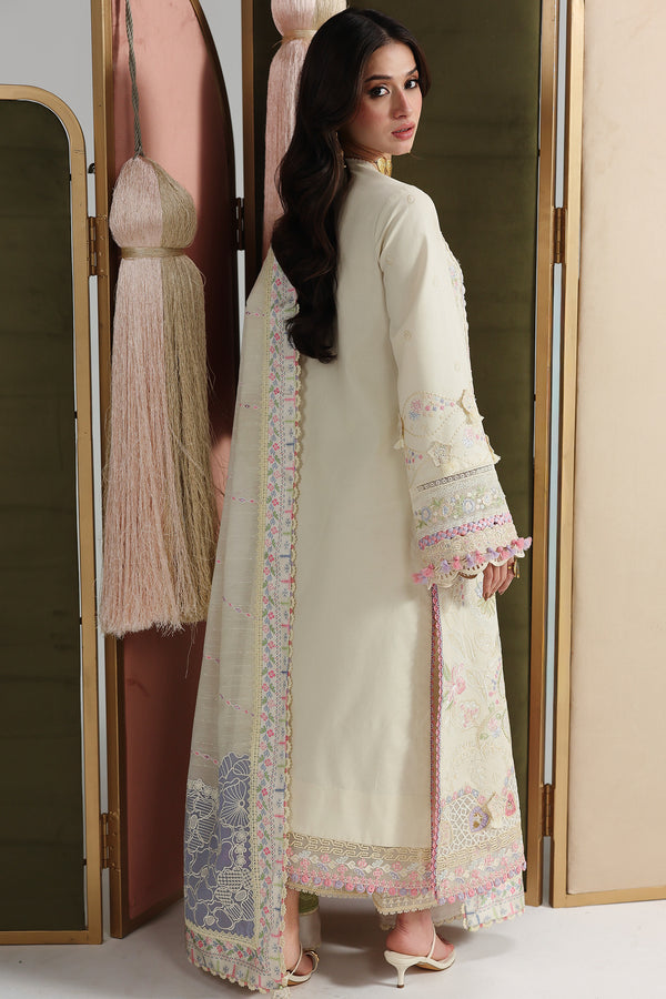 Qalamkar | Festive Lawn 26 | QFL-01 ELMA by Qalamkar - Designer Dress  - Type : Ladies Clothes - Available at Libayah - 100% Original 
