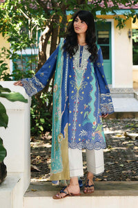 Qalamkar | Q Prints 26 | AX-10 (B) VIONA by Qalamkar - Designer Dress  - Type : Ladies Clothes - Available at Libayah - 100% Original 