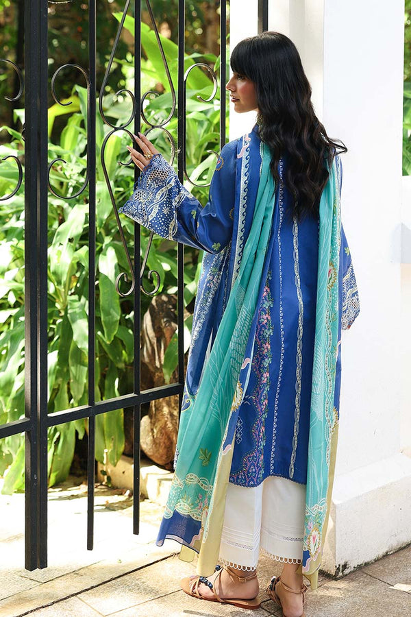 Qalamkar | Q Prints 26 | AX-10 (B) VIONA by Qalamkar - Designer Dress  - Type : Ladies Clothes - Available at Libayah - 100% Original 