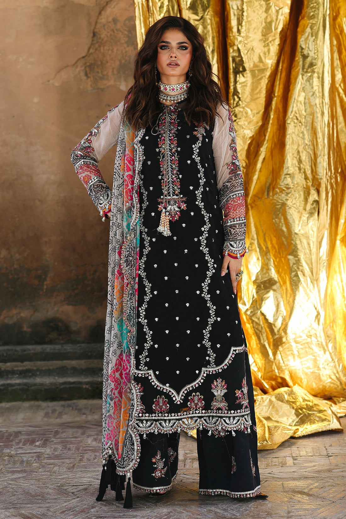 Charizma | Vasal Chiffon 25 | VSL25-24 C by Charizma - Designer Dress  - Type : Ladies Clothes - Available at Libayah - 100% Original 