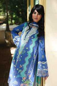 Qalamkar | Q Prints 26 | AX-10 (B) VIONA by Qalamkar - Designer Dress  - Type : Ladies Clothes - Available at Libayah - 100% Original 