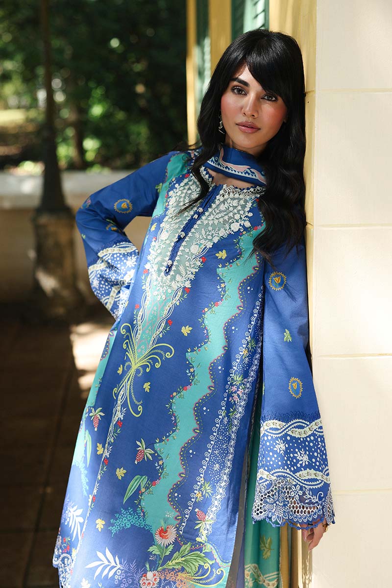 Qalamkar | Q Prints 26 | AX-10 (B) VIONA by Qalamkar - Designer Dress  - Type : Ladies Clothes - Available at Libayah - 100% Original 