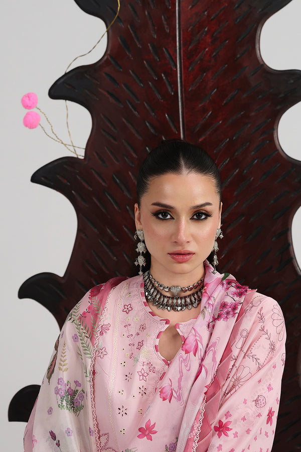 Qalamkar | Festive Lawn 26 |QFL-04 NORAH by Qalamkar - Designer Dress  - Type : Ladies Clothes - Available at Libayah - 100% Original 