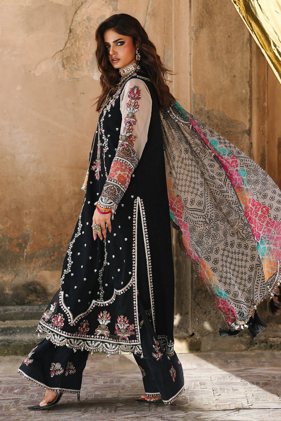 Charizma | Vasal Chiffon 25 | VSL25-24 C by Charizma - Designer Dress  - Type : Ladies Clothes - Available at Libayah - 100% Original 