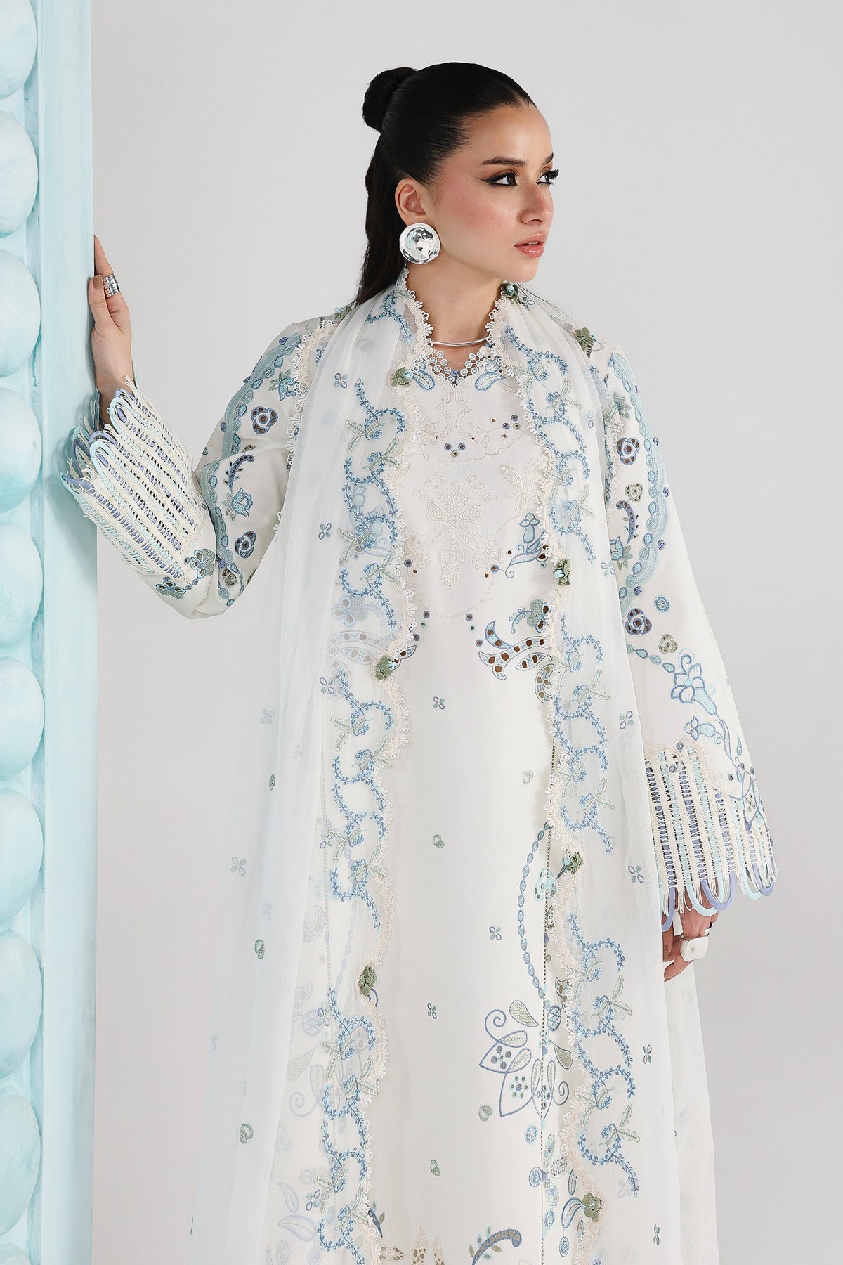 Qalamkar | Festive Lawn 26 | QFL-03 IRMIN by Qalamkar - Designer Dress  - Type : Ladies Clothes - Available at Libayah - 100% Original 