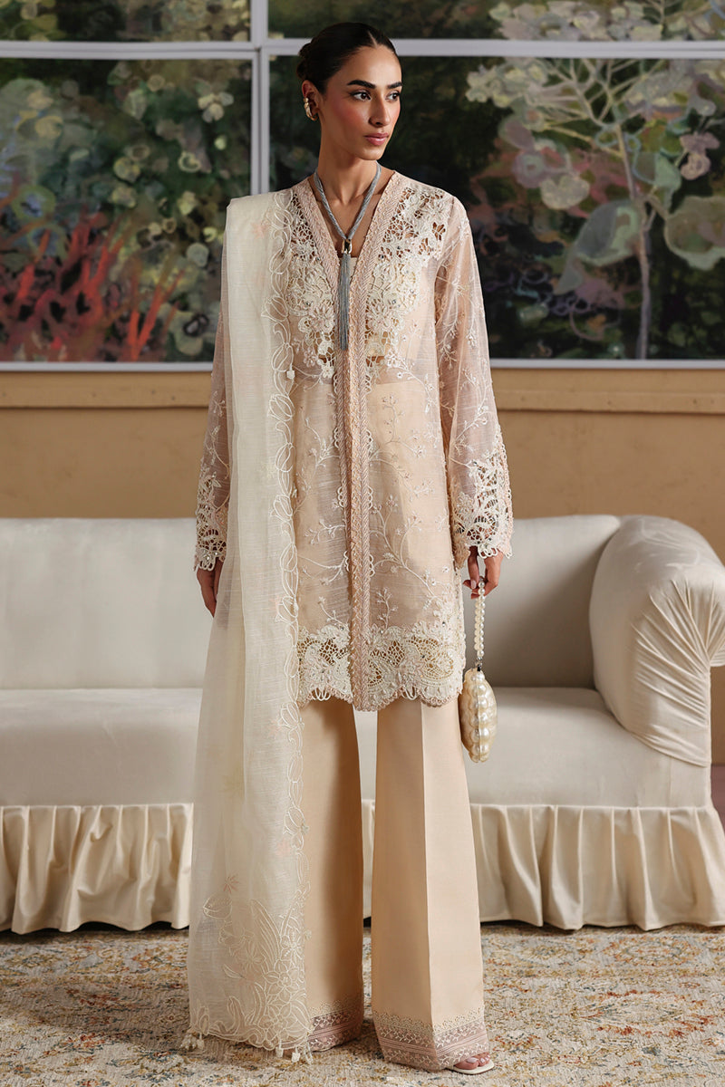 Qalamkar | Luxury Pret 25 | LP-03 JEENA by Qalamkar - Designer Dress - Type : Ladies Clothes - Available at Libayah - 100% Original 