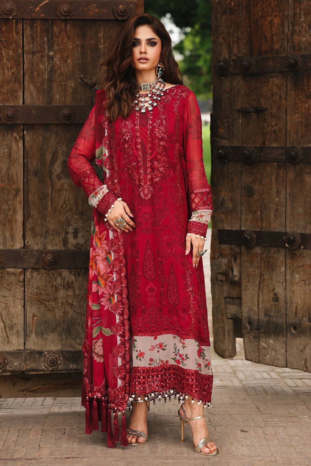 Charizma | Vasal Chiffon 25 | VSL25-25 G by Charizma - Designer Dress  - Type : Ladies Clothes - Available at Libayah - 100% Original 