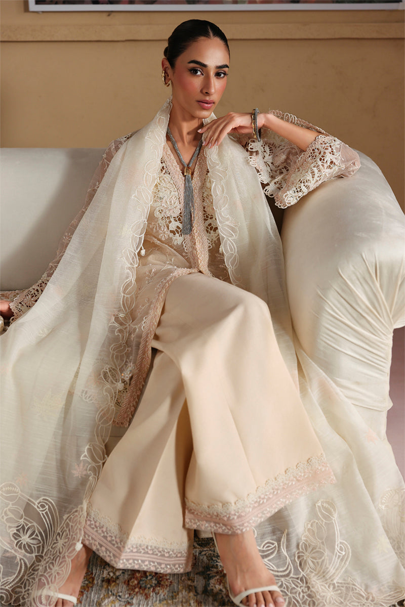 Qalamkar | Luxury Pret 25 | LP-03 JEENA by Qalamkar - Designer Dress - Type : Ladies Clothes - Available at Libayah - 100% Original 