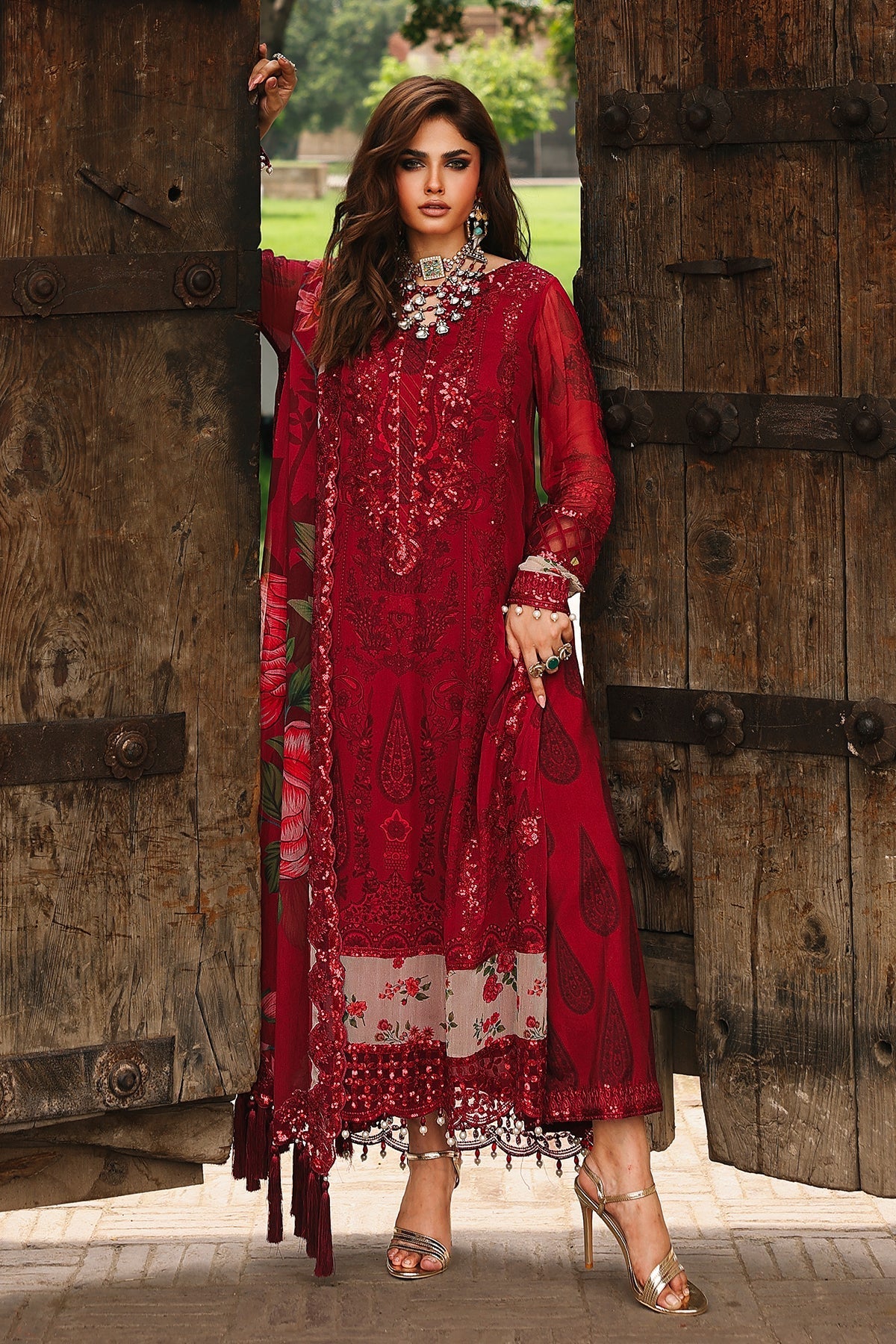 Charizma | Vasal Chiffon 25 | VSL25-25 G by Charizma - Designer Dress  - Type : Ladies Clothes - Available at Libayah - 100% Original 