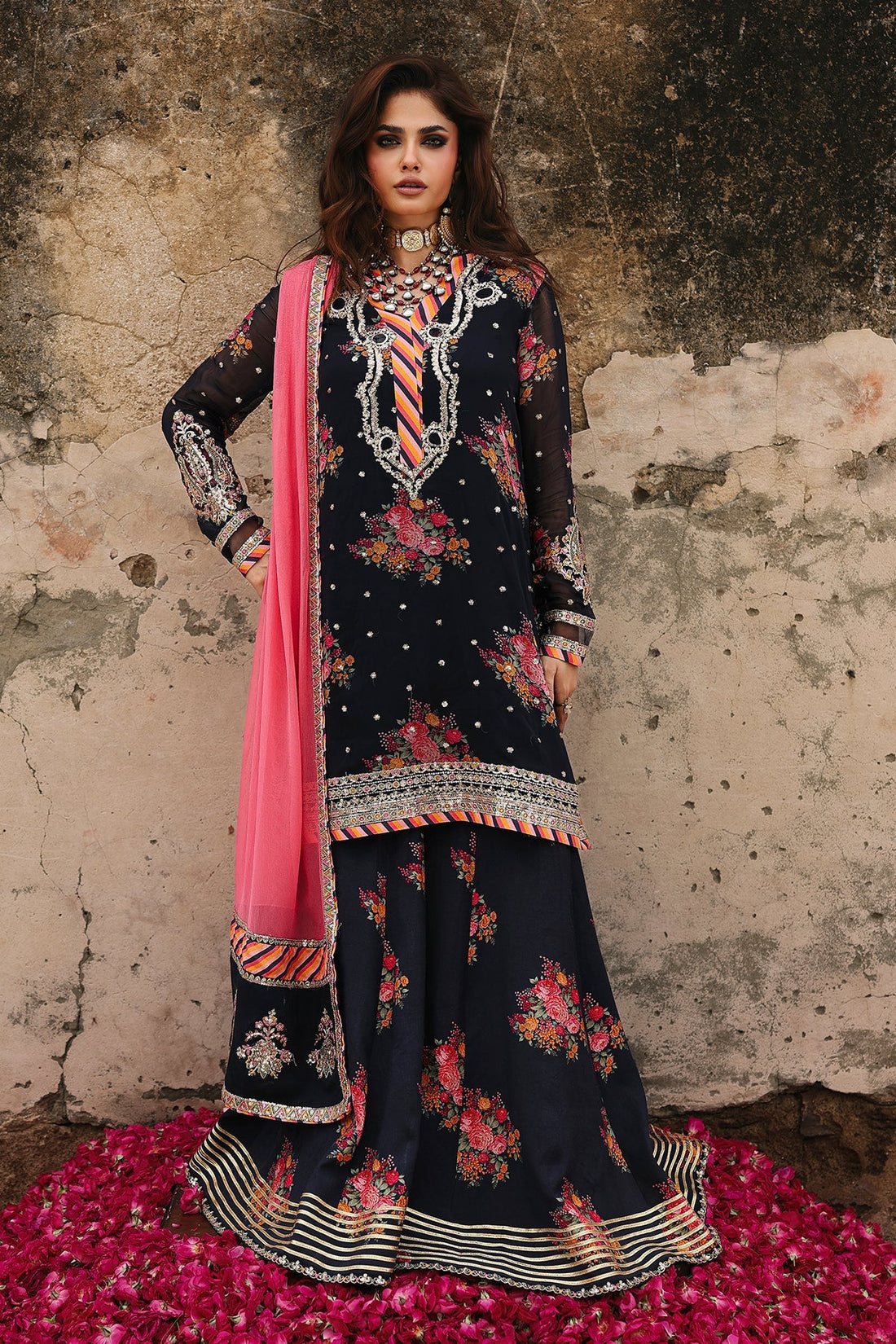 Charizma | Vasal Chiffon 25 | VSL25-29 B by Charizma - Designer Dress  - Type : Ladies Clothes - Available at Libayah - 100% Original 