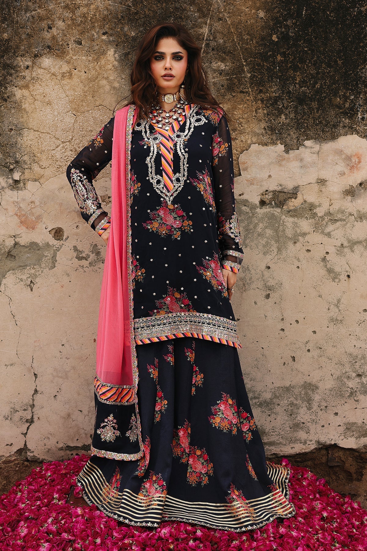 Charizma | Vasal Chiffon 25 | VSL25-29 B by Charizma - Designer Dress  - Type : Ladies Clothes - Available at Libayah - 100% Original 