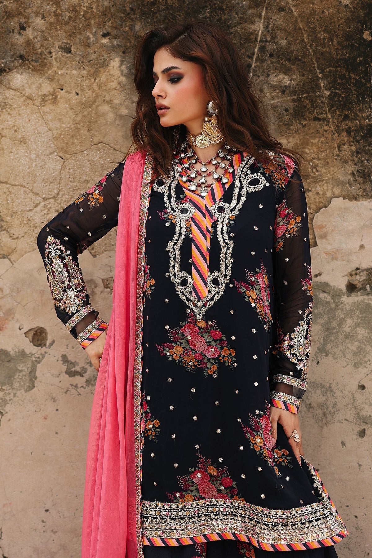 Charizma | Vasal Chiffon 25 | VSL25-29 B by Charizma - Designer Dress  - Type : Ladies Clothes - Available at Libayah - 100% Original 