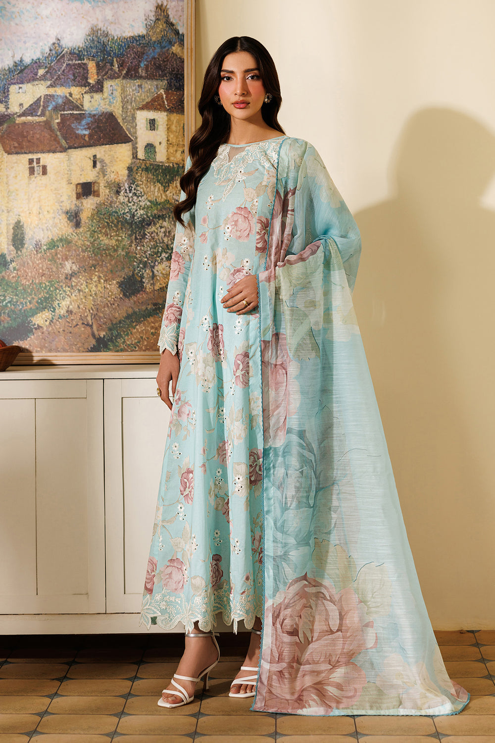 Zarif | Amani Eid Lawn 26 | ZL-RTW-26 BAANI by Zarif - Designer Dress  - Type : Ladies Clothes - Available at Libayah - 100% Original 
