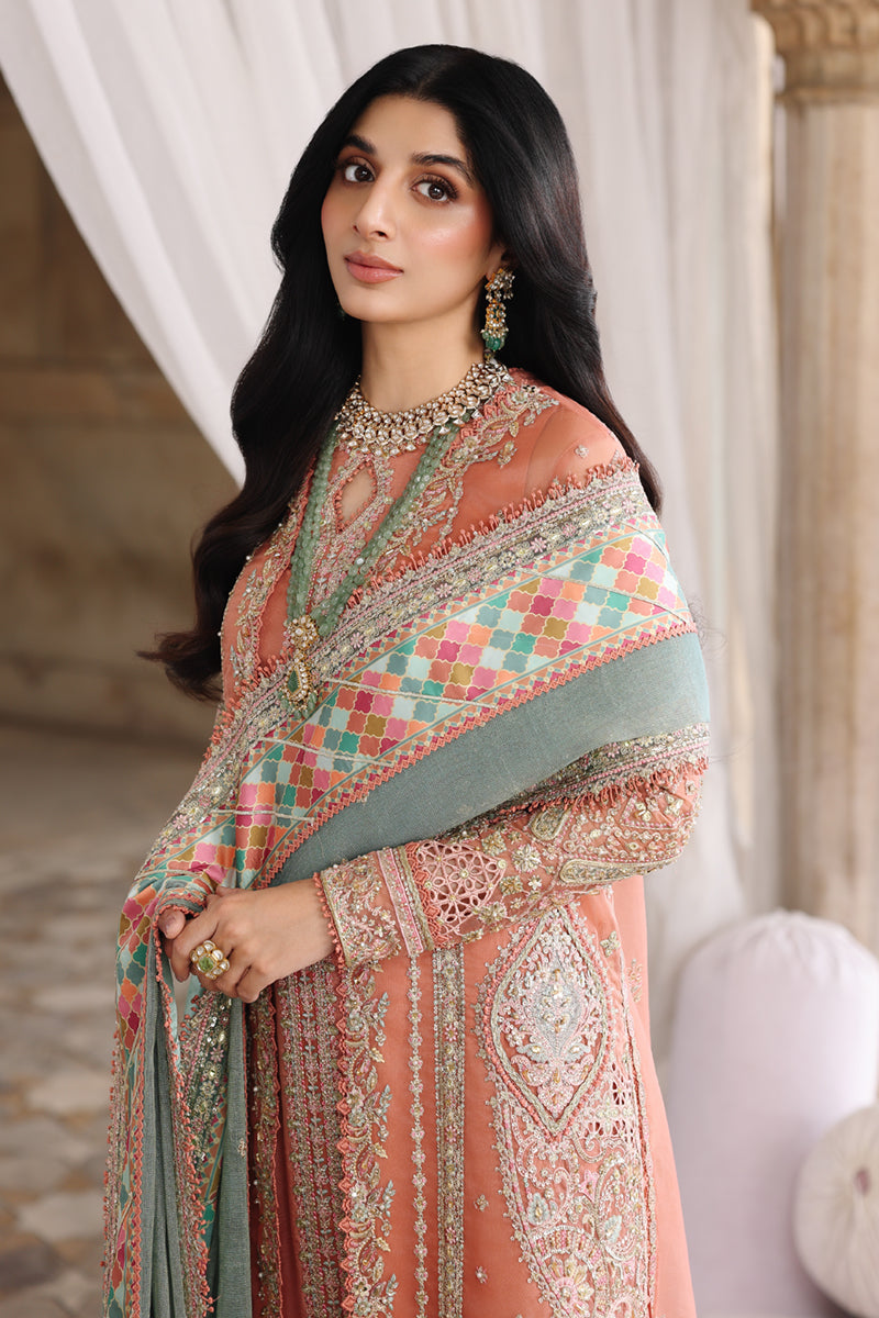 Qalamkar | Shadmaani Formals 25 | RH-04 ZEHRA by Qalamkar - Designer Dress - Type : Ladies Clothes - Available at Libayah - 100% Original 