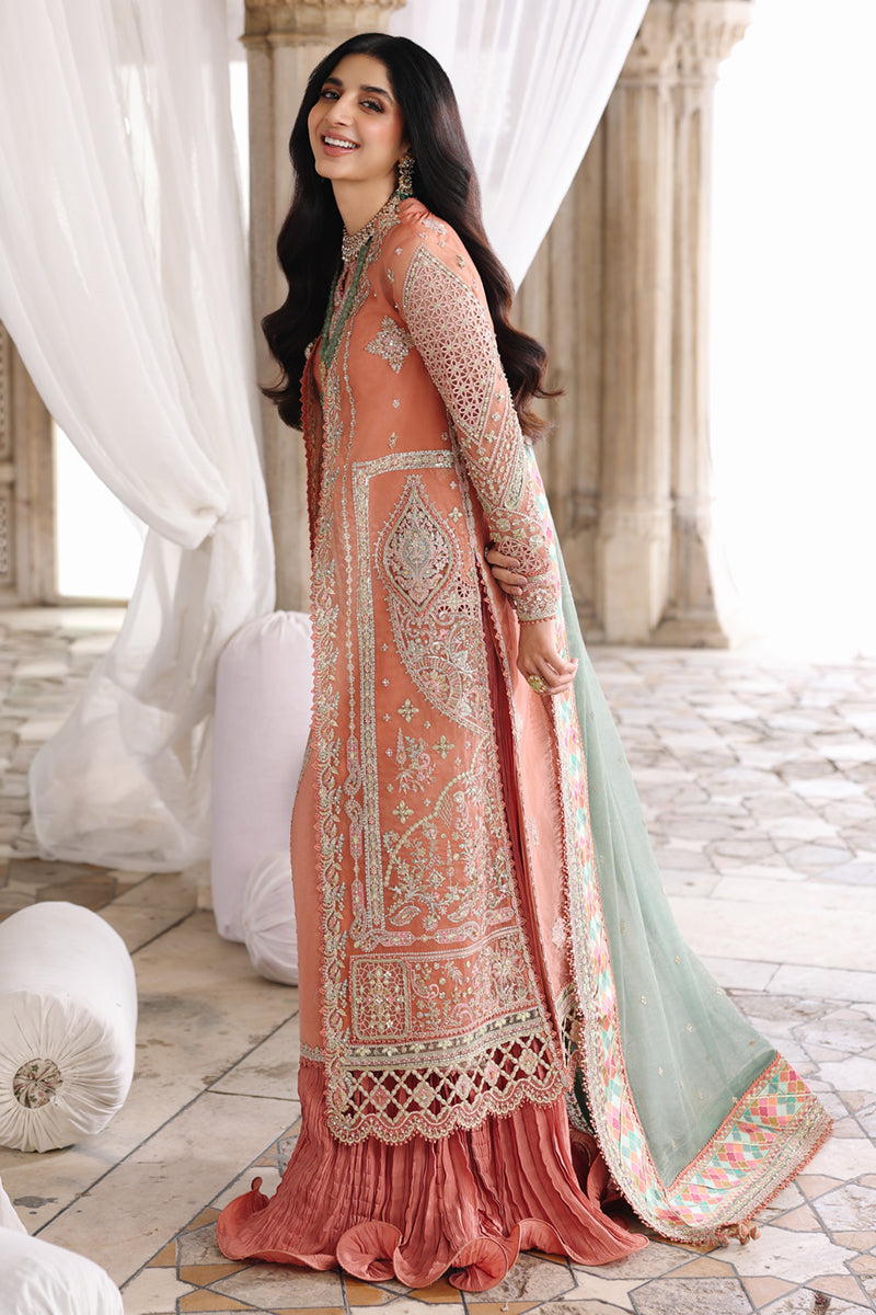 Qalamkar | Shadmaani Formals 25 | RH-04 ZEHRA by Qalamkar - Designer Dress - Type : Ladies Clothes - Available at Libayah - 100% Original 