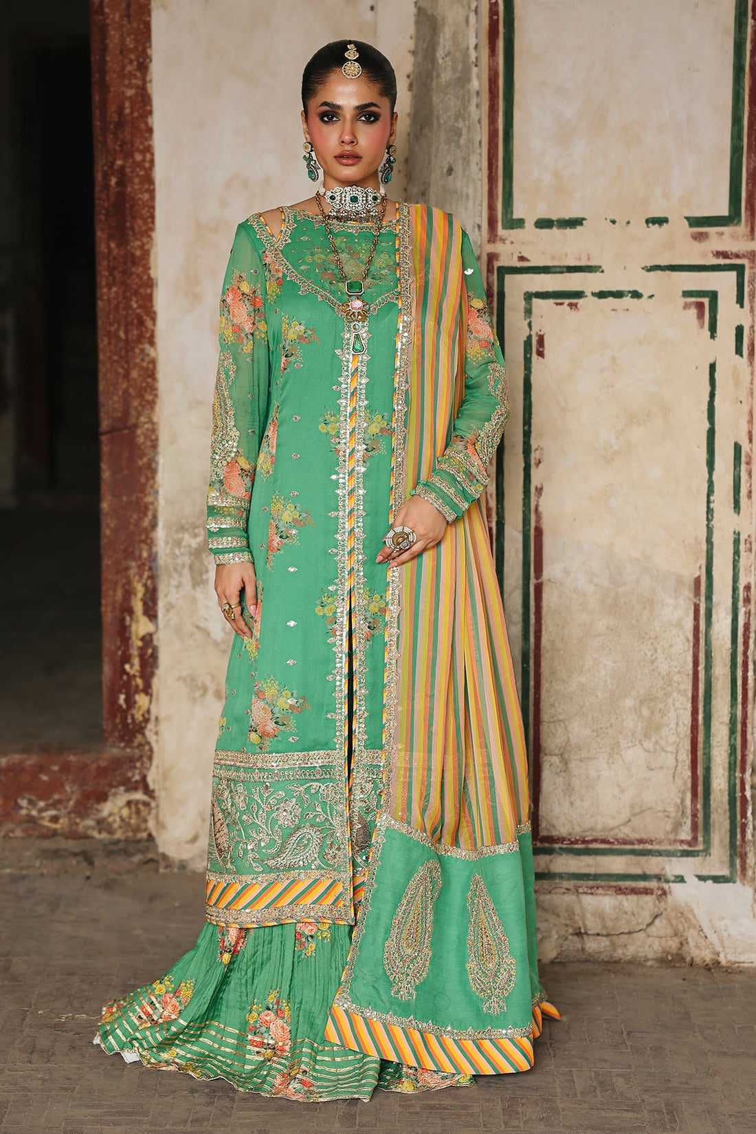 Charizma | Vasal Chiffon 25 | VSL25-28 A by Charizma - Designer Dress  - Type : Ladies Clothes - Available at Libayah - 100% Original 