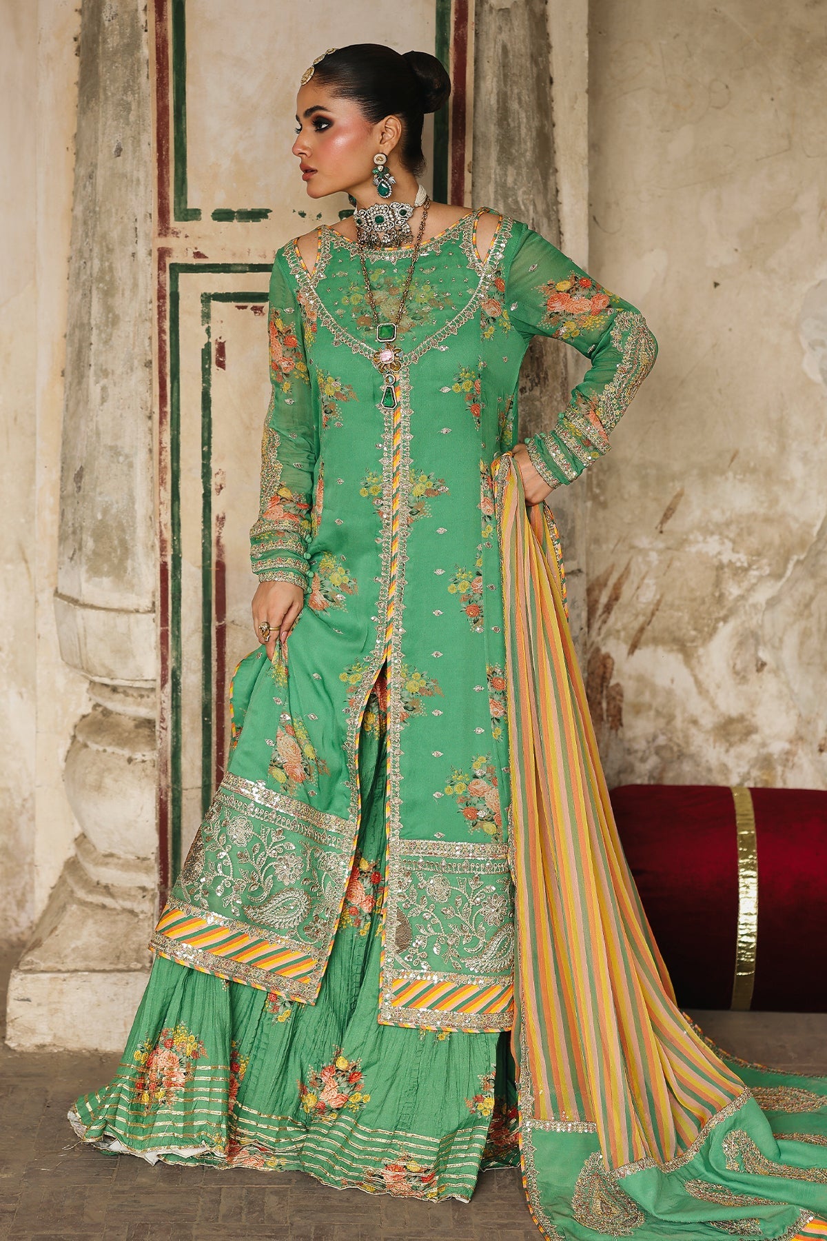 Charizma | Vasal Chiffon 25 | VSL25-28 A by Charizma - Designer Dress  - Type : Ladies Clothes - Available at Libayah - 100% Original 