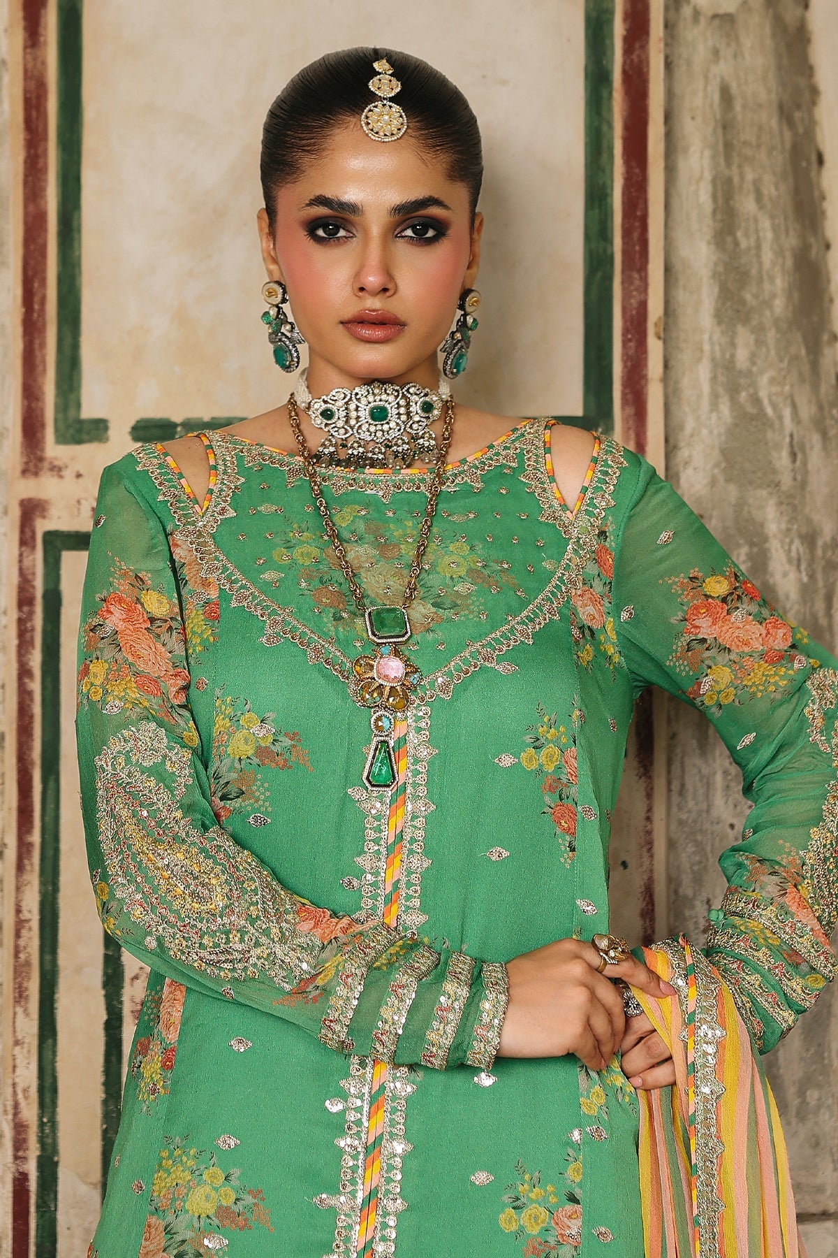 Charizma | Vasal Chiffon 25 | VSL25-28 A by Charizma - Designer Dress  - Type : Ladies Clothes - Available at Libayah - 100% Original 