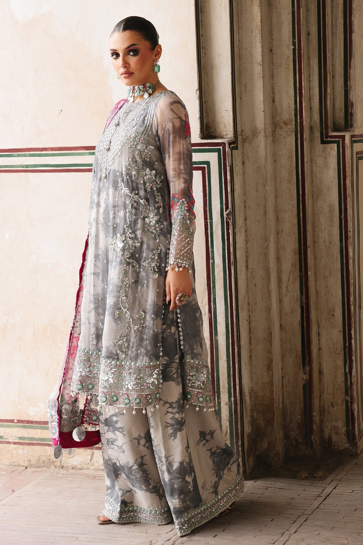 Charizma | Vasal Chiffon 25 | VSL25-27 F by Charizma - Designer Dress  - Type : Ladies Clothes - Available at Libayah - 100% Original 