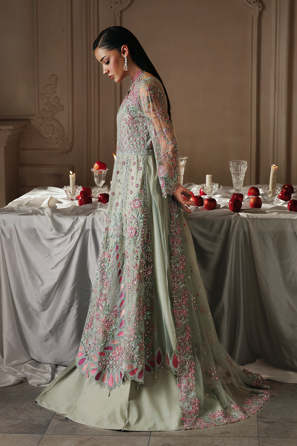 Rajbari | Sage Luxury Formals | Shizelle by Rajbari - Designer Dress  - Type : Ladies Clothes - Available at Libayah - 100% Original 