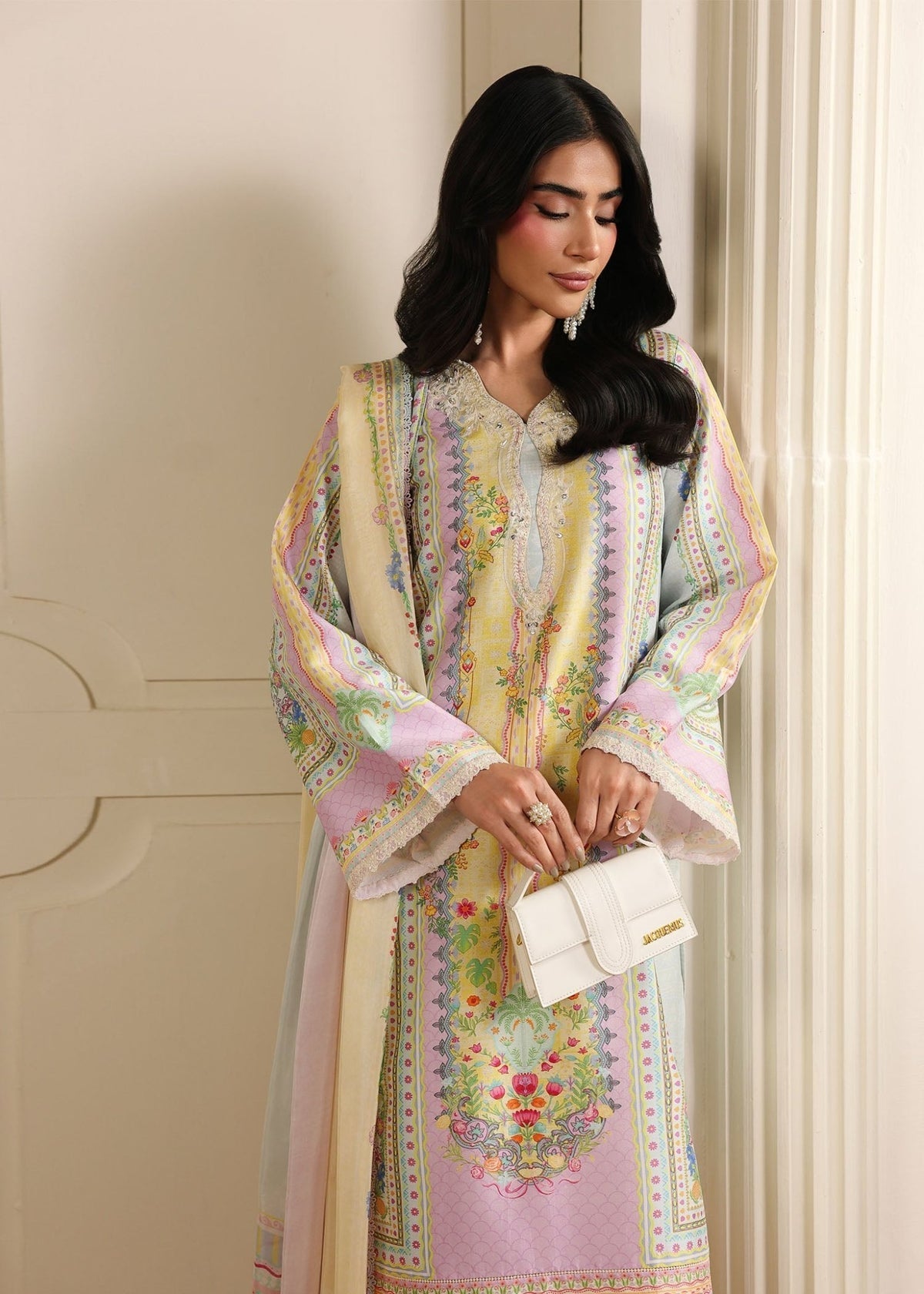 Kanwal Malik | Sorelle Luxe Silk 26 | kairo by Kanwal Malik - Designer Dress  - Type : Ladies Clothes - Available at Libayah - 100% Original 