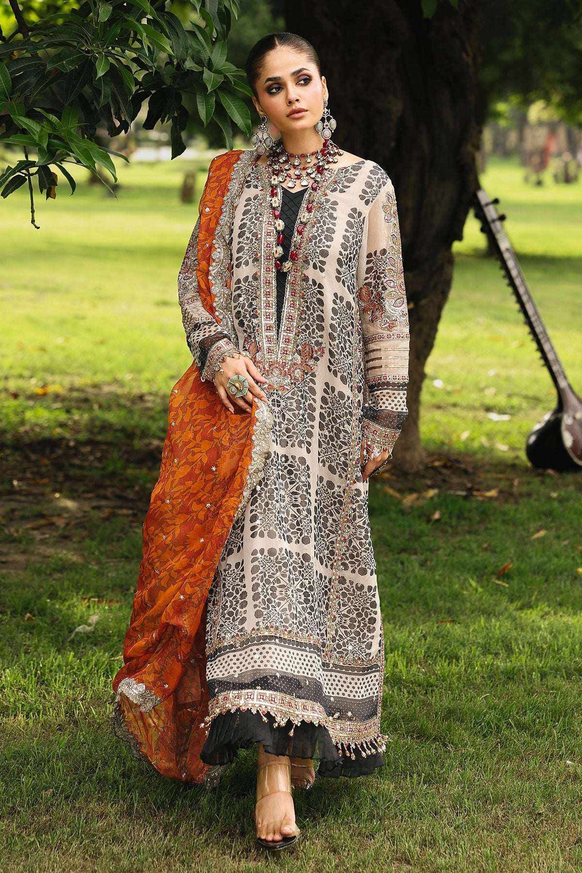 Charizma | Vasal Chiffon 25 | SL25-30 E by Charizma - Designer Dress  - Type : Ladies Clothes - Available at Libayah - 100% Original 